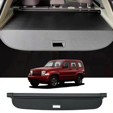 Retractable Cargo Cover Compatible with Jeep Liberty 2008-2013, Rear Cargo Pr...