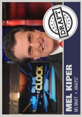 Mel Kiper Custom NFL Draft Card   ESPN Analyst   Custom Fan Made Card