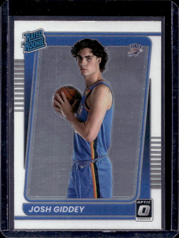 2021-22 Donruss Optic Josh Giddey Rookie RC #152 Thunder