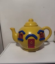 Bluebird Big Yellow Teapot 1981 Vintage