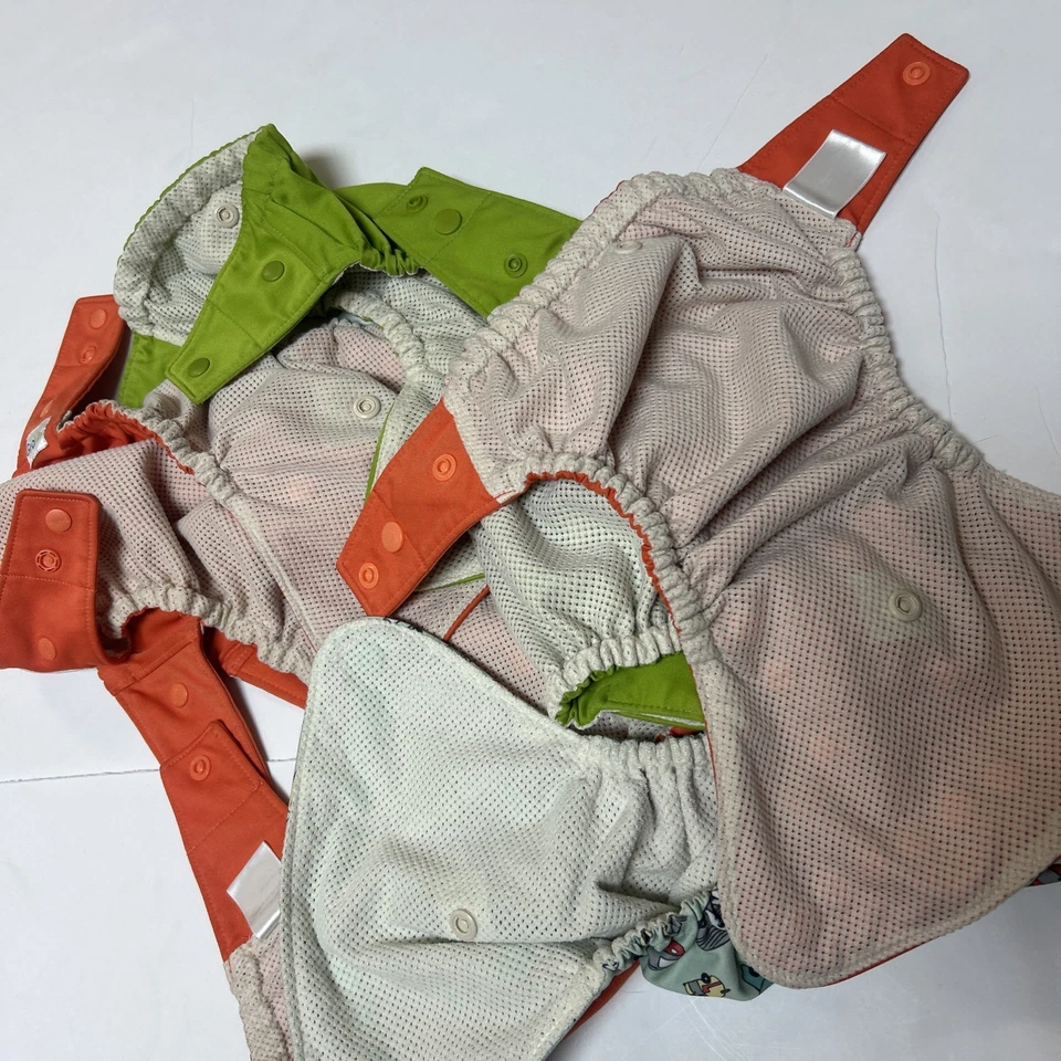 GroVia Reusable Hybrid Baby Cloth Diaper Snap Shell Lot Gender Neutral - Image 3 of 3