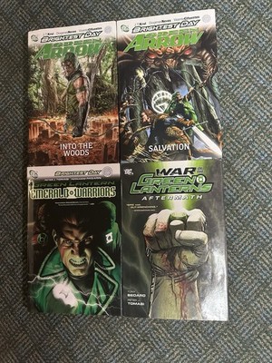 Green Lantern And Green Arrow Hc Lot Salvation Emerald Warriors