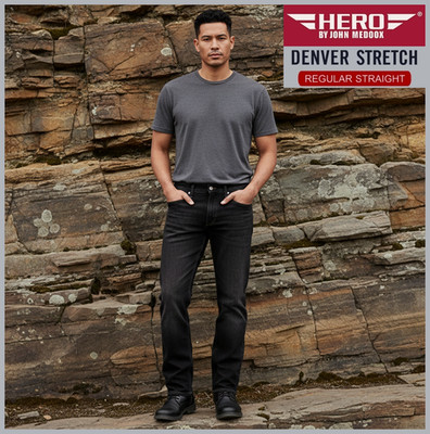 HERO DENVER STRETCH | oxblood | Jeans Hose | HERREN