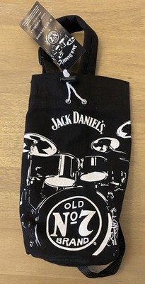 Jack Daniels Cinch Sack 1.75L Bottle Holder Music Series Drum Kit Design #1 NEW