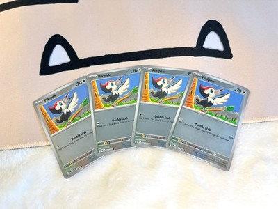 Pikipek 066/084 Pitch Black Pokemon Cards TCG Reverse Holo X4 Playset Near Mint