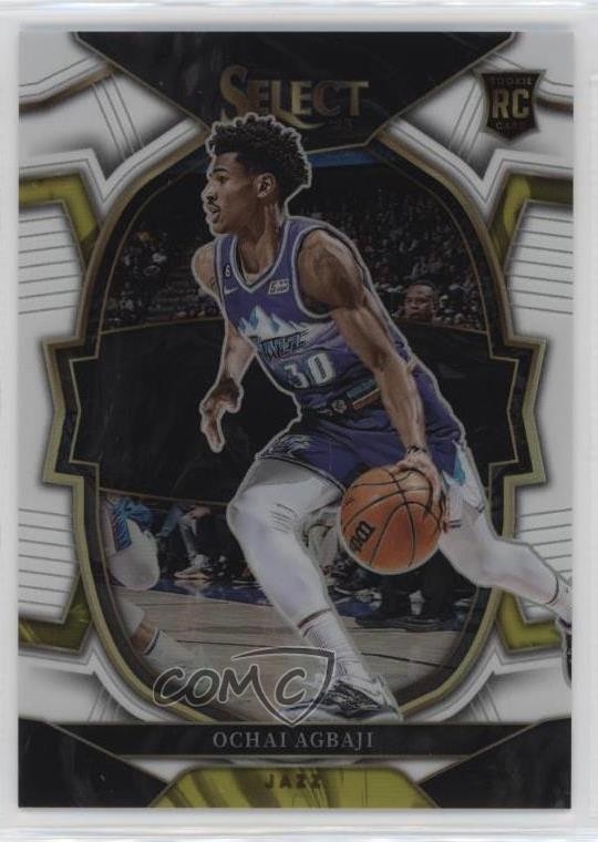 2022-23 Panini Select Concourse White Prizm 109/149 Ochai Agbaji #96 0vc5