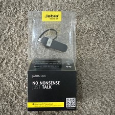 NEW Jabra TALK Silver/Black Ear-Hook Headsets HD Voice Technology