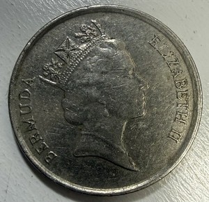 Bermuda 10 Cents 1996 Copper-Nickel Coin Queen Elizabeth II KM#73