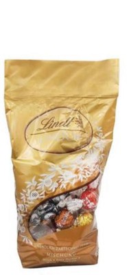 600 g Lindt Lindor Kugeln Milch, Dunkel, Weiß und Haselnuss