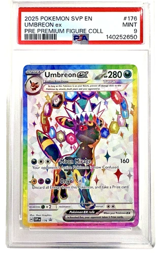 Umbreon ✨ EX - Pokemon TCG - PSA 9 - #176 Tera - Black Star Promo
