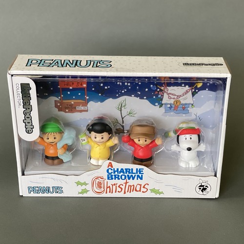 Helper Facts New Little People CHARLIE BROWN CHRISTMAS Collector Edition Snoopy Set ...