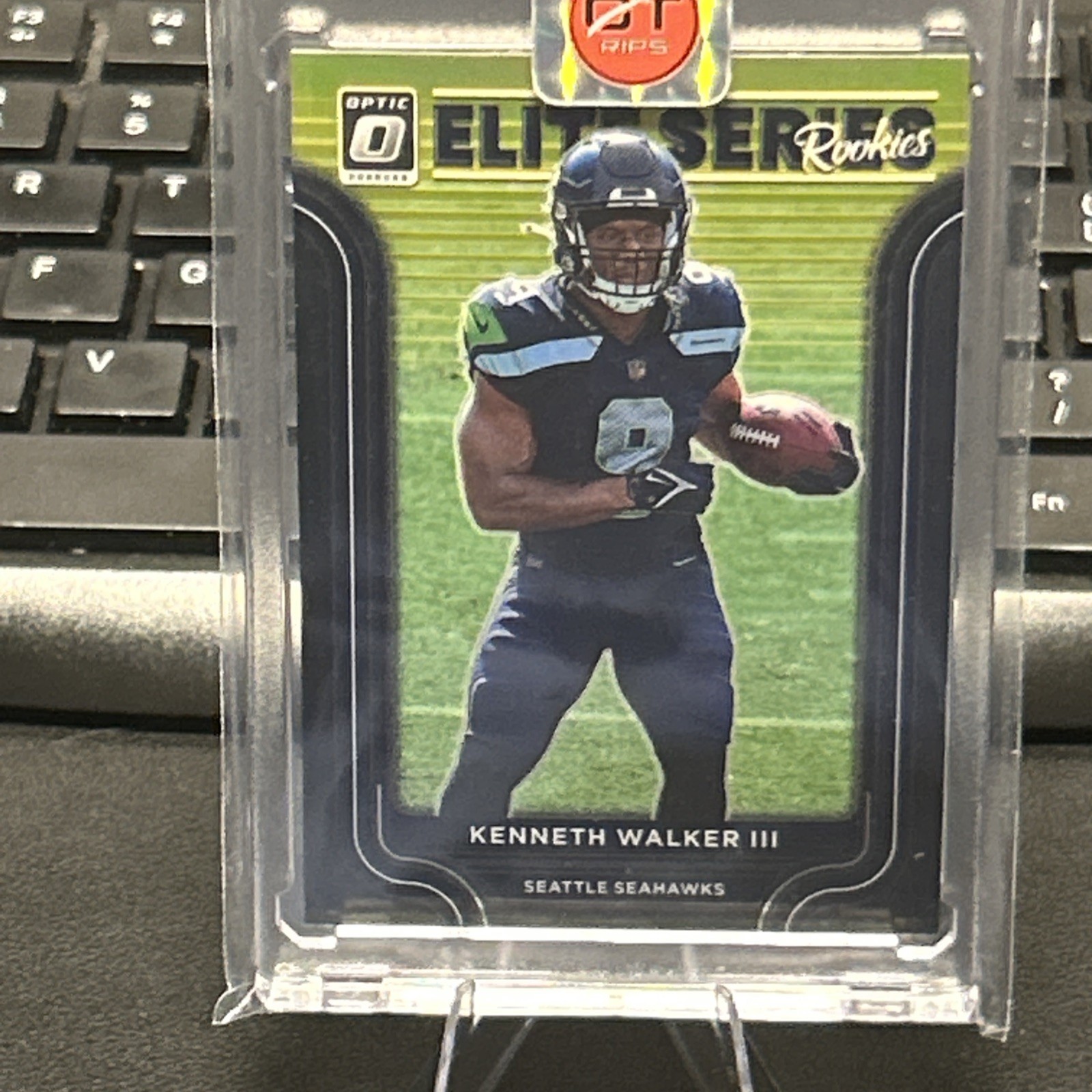 Kenneth Walker III Panini Donruss Optic the Elite Series Rookies #ESR16 Gold