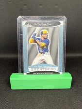 JACKSON CHOURIO 2024 Leaf  In The Game Used- On The Verge of Greatness- Brewers