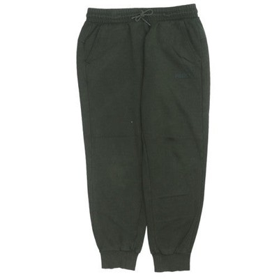 Puma Fleece Jogginghose Herren grün M Regular Fit Freizeithose