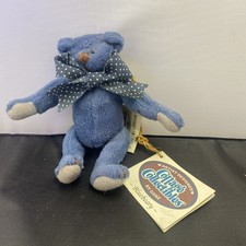 Cottage Collectibles By Ganz Miniature Plush Bear 5  Bluebeary