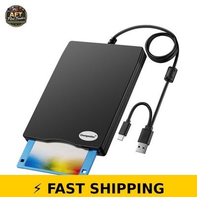 Chuanganzhuo 3.5 Inch USB Floppy Disk Reader for Windows - Black