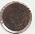 US Rare Old West 1883 Indian Head Penny Coin American Collection Shield Cent USA
