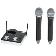 Samson Concert 288m Dual Handheld Wireless Microphone System, D Band