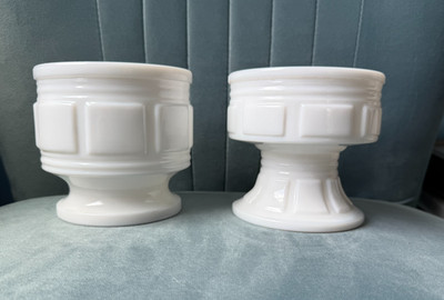 Vintage Randall Pedestal Planters/Vases, set of 2