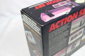 Juego de acci&oacute;n original Nintendo NES caja vac&iacute;a, espuma de poliestireno, manuales y folletos SOLO