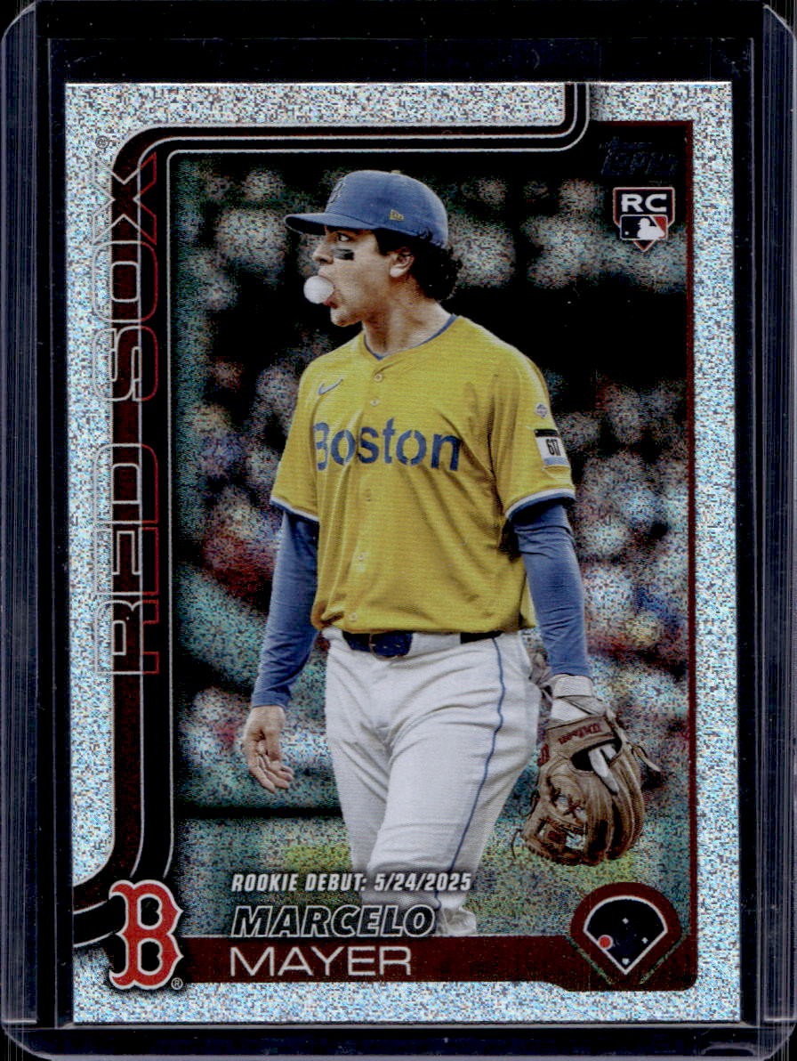Marcelo Mayer 2025 Topps Update #US276 Rookie Debut Sandglitter