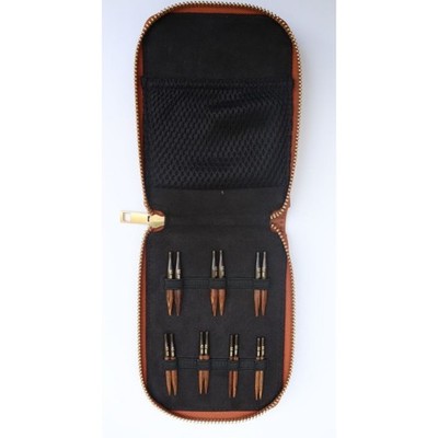 KnitPro Nadelset 31290, auswechselbare Ginger Holz Nadelspitzen 3-6mm, 5cm, Mini