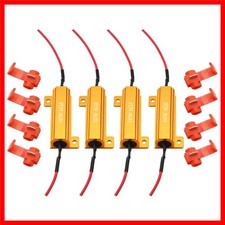 4Pcs 50W 6Ohm Load Resistors for LED Bulb Hyper Flash/Error Code Fix