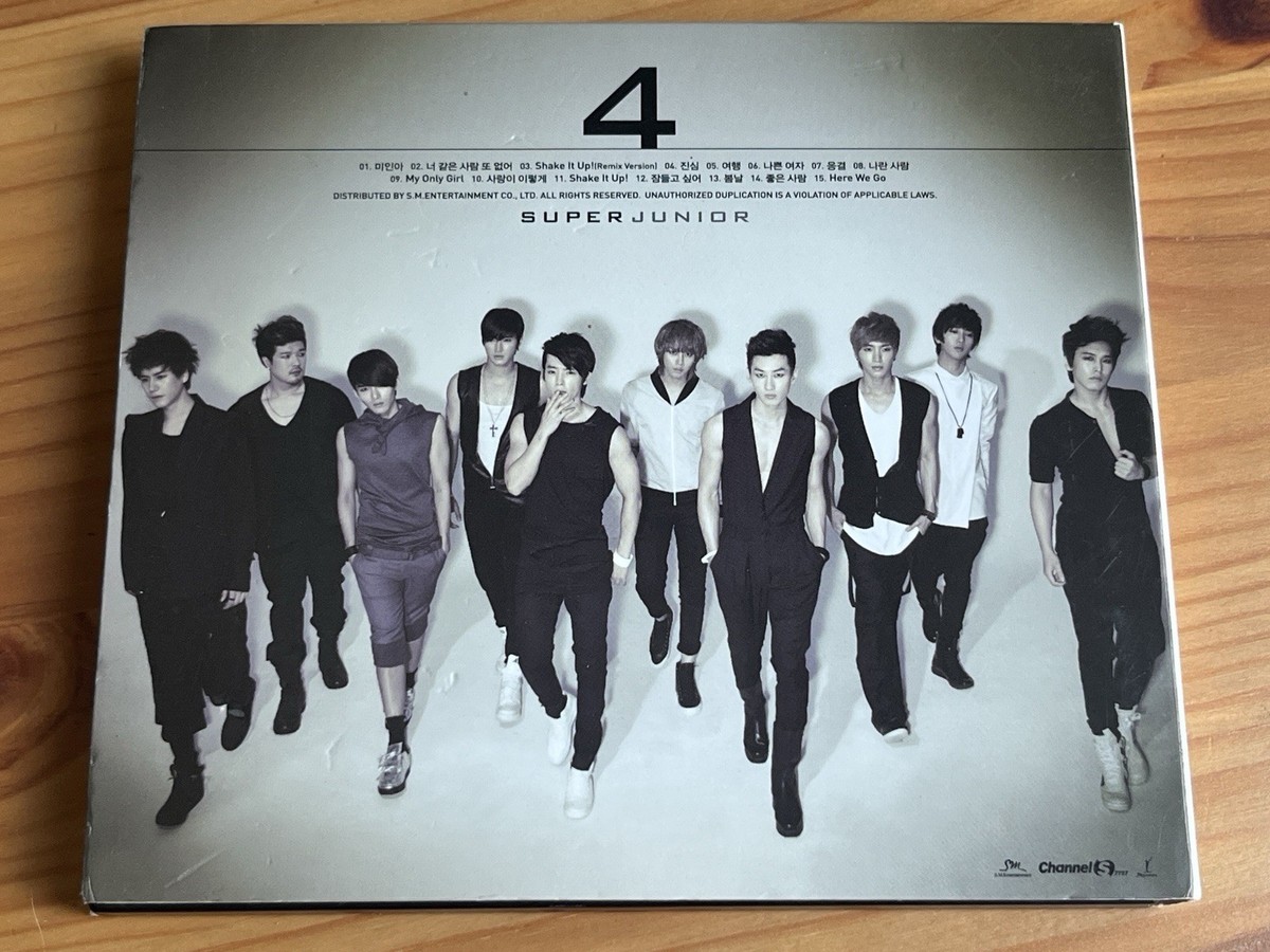 Super Junior 4 미인아 Bonamana Digipack CD (SM Korea 2010) K-Pop