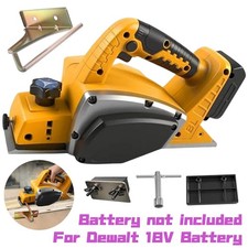 15000RPM Cordless Electric 82mm Planer Handheld Wood Plane For Dewalt Battery UK