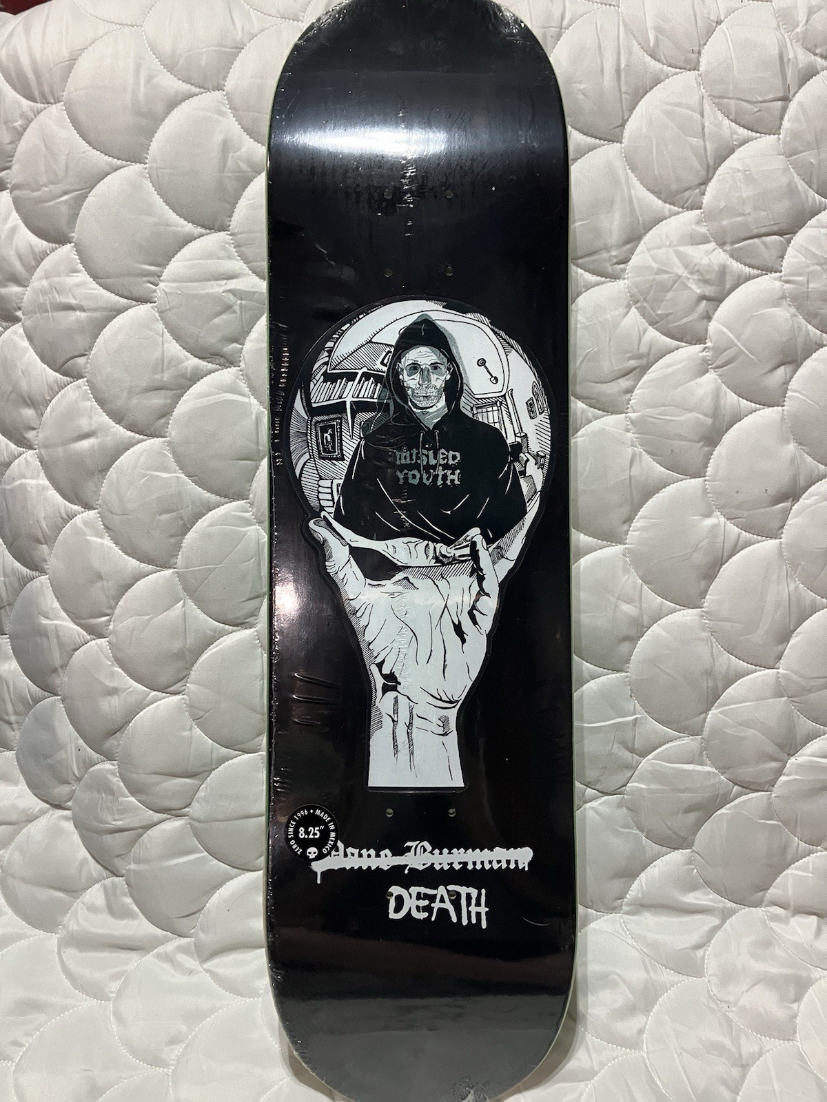 Дека для скейтборда ZERO x Burman DANE vs DEATH Lenticular Deck