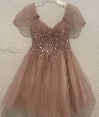 slim fit dress slacks CINDERELLA DIVINE CD874 A-Line Sleeveless Tulle Gown – The Gown Galleria main image 0