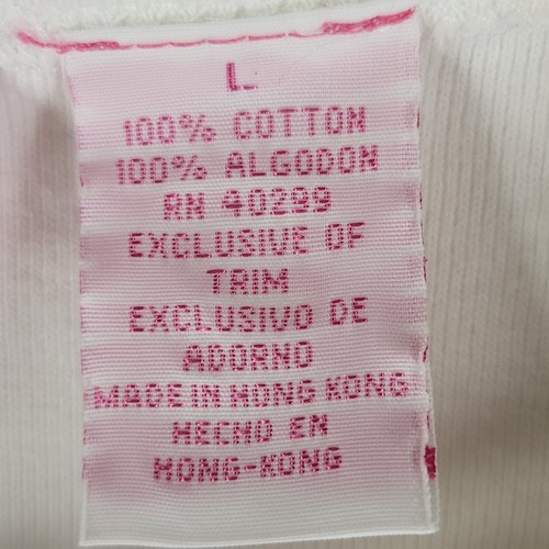 Top corto de encaje de ganchillo Pappagallo talla L algodón blanco minimalista Grandmacore - Imagen 8 de 10