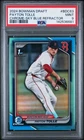 2024 Bowman Draft Payton Tolle Chrome Sky Blue Refractor 1st #BDC-63 PSA 9