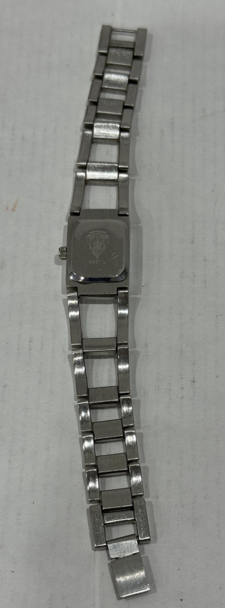 Vintage Gucci 2889L White Dial Rectangle Quartz Women's Watch w