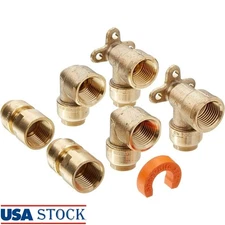 Shower Tub Connection Kit 1/2 Inch PEX Copper CPVC Plumbing Easy Install New