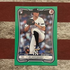 🪶2026 Bowman Paper Cam Schlittler TRUE GREEN /99 RC #53 New York Yankees Mint