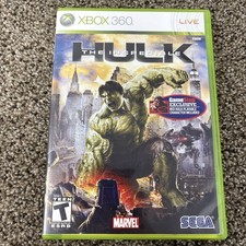 L'Incredibile Hulk GameStop Esclusivo Xbox 360 Completo Rosso Hulk Testato e Funzionante
