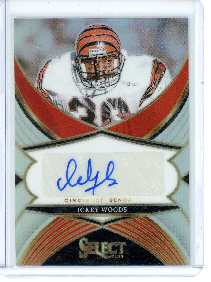 Ickey Woods Select Signatures Auto 2024 Panini Select #SSP-IWS