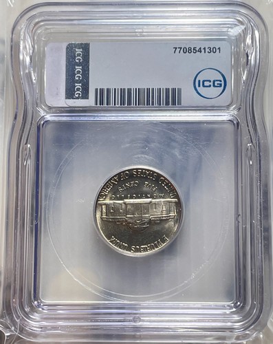 1942 5C Type 1 Jefferson Nickel ICG MS65 Steps - Picture 4 of 4