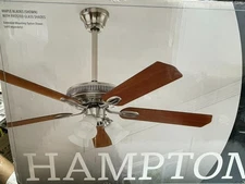 Hampton Bay Glendale 52 in LED Indoor Ceiling Fan 165474 FOR PARTS ONLY