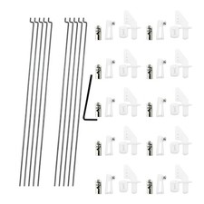 10PCS 1.2 x 200mm Pushrod with 10PCS 1.3mm Ad...