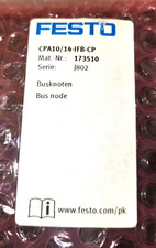 FESTO CPA10/14-IFB-CP 173510 BUS NODE Series J802