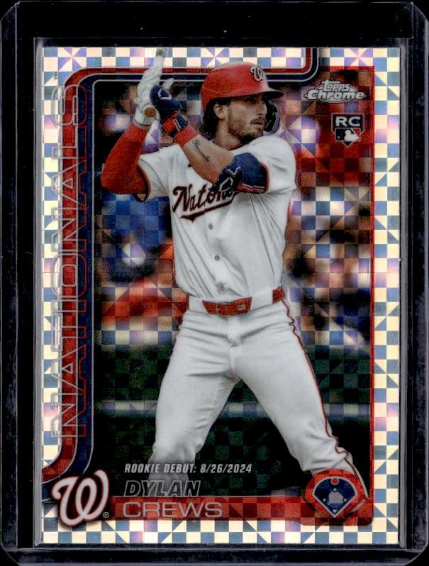 2025 Topps Chrome Update #USC190 Dylan Crews X-Fractors