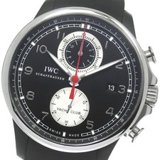 IWC SCHAFFHAUSEN PORTUGIESER YACHT CLUB IW390208 45mm SS Rubber Black Dial #C038 7