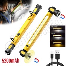 3000LM Magnetic LED Work Light Bar Rechargeable Underhood Workshop Lamp 3 Mode