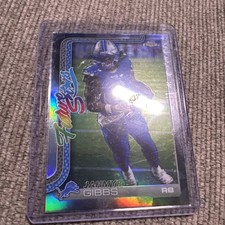 Jahmyr Gibbs Refractor Future Stars 2025 Topps Chrome Football - Lions
