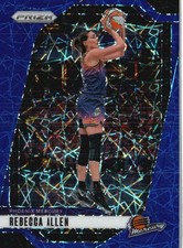 2024 Panini Prizm WNBA #124 Rebecca Allen Blue Velocity Prizms