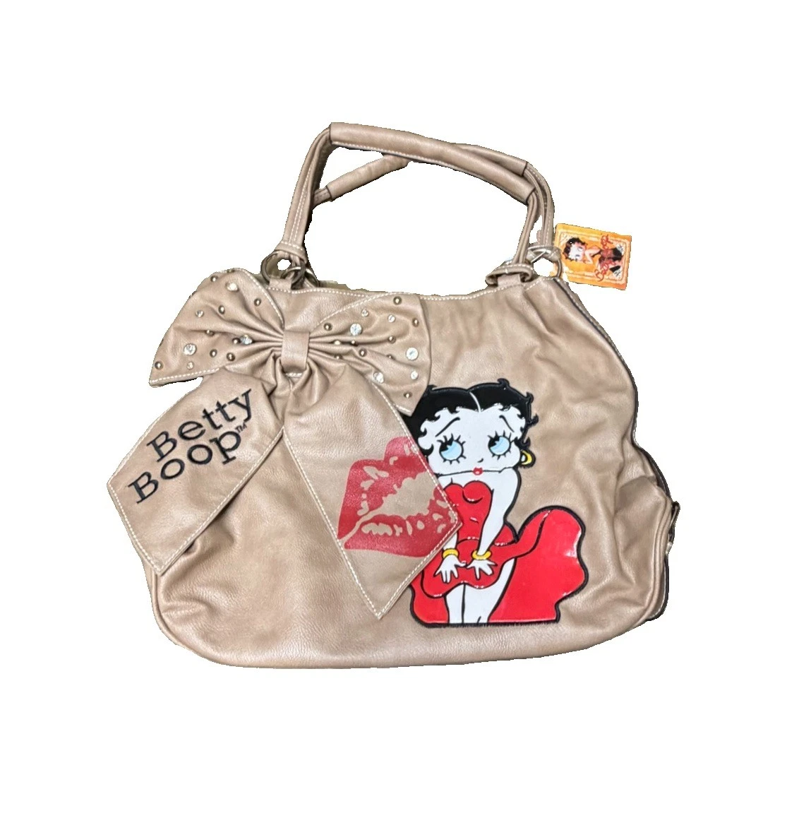 Betty Boop Faux Leather Exterior Large Bags & Handbags for Women