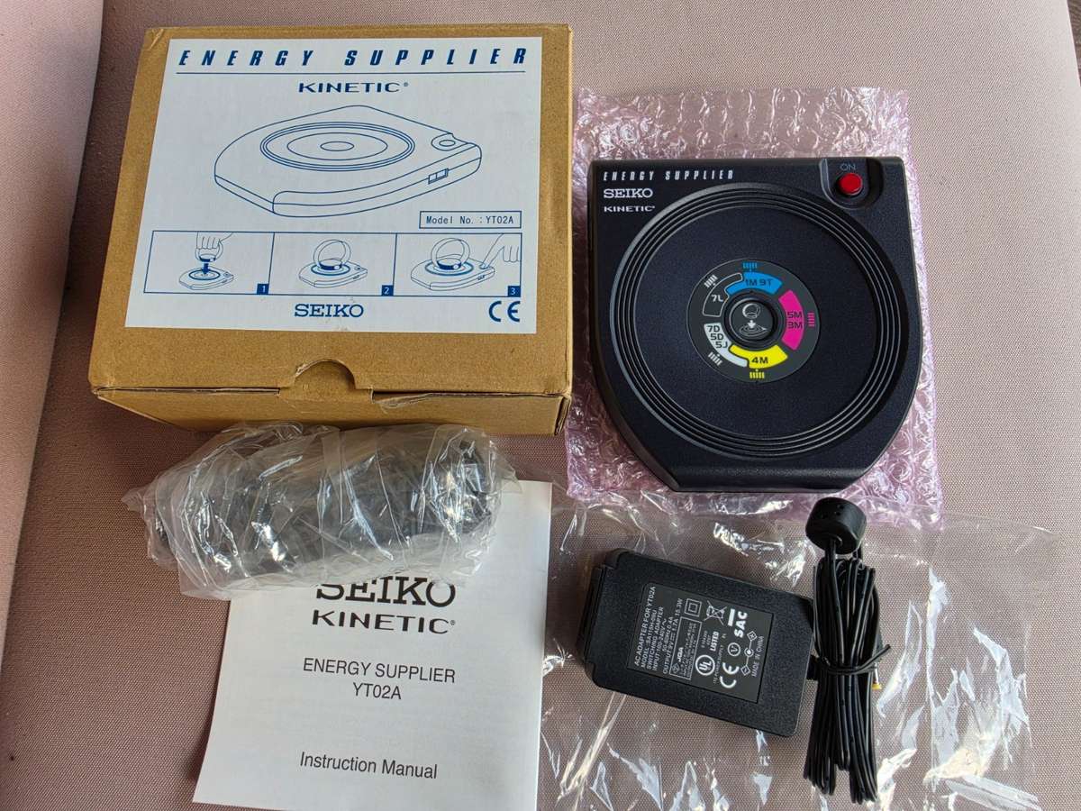 コンピュータ・IT Cattaneo SEIKO KINETIC CHARGER model No YT02A Energy Supplier NEW old stock
