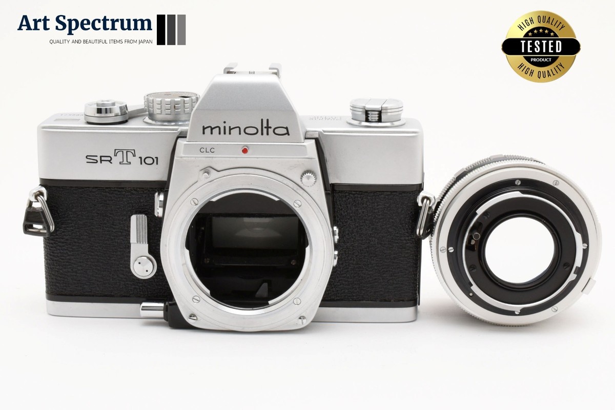 N Mint] Minolta SR-T 101 (SRT101) + MC Rokkor-PF 55mm f1.7
